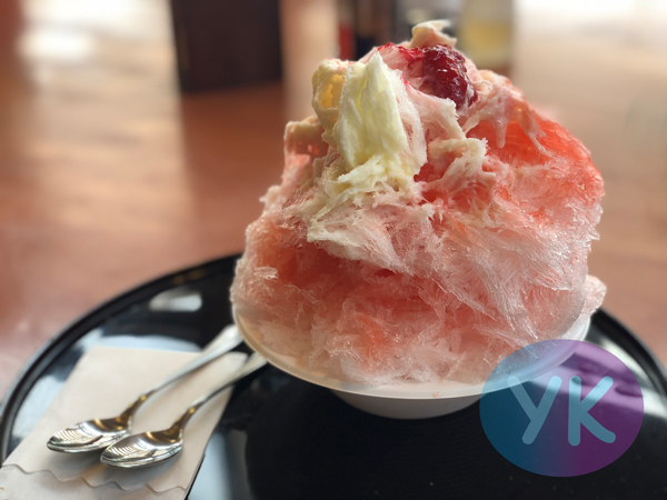 天然氷のかき氷